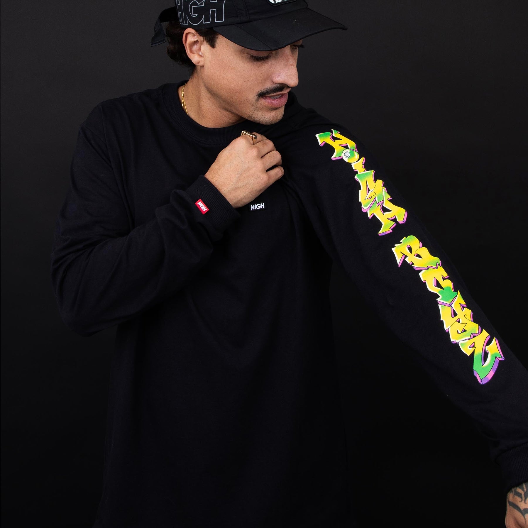 Manga longa High Company Fresh Black