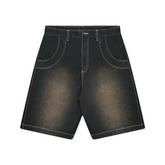 BERMUDA JEANS DESGASTE MADIEVAL